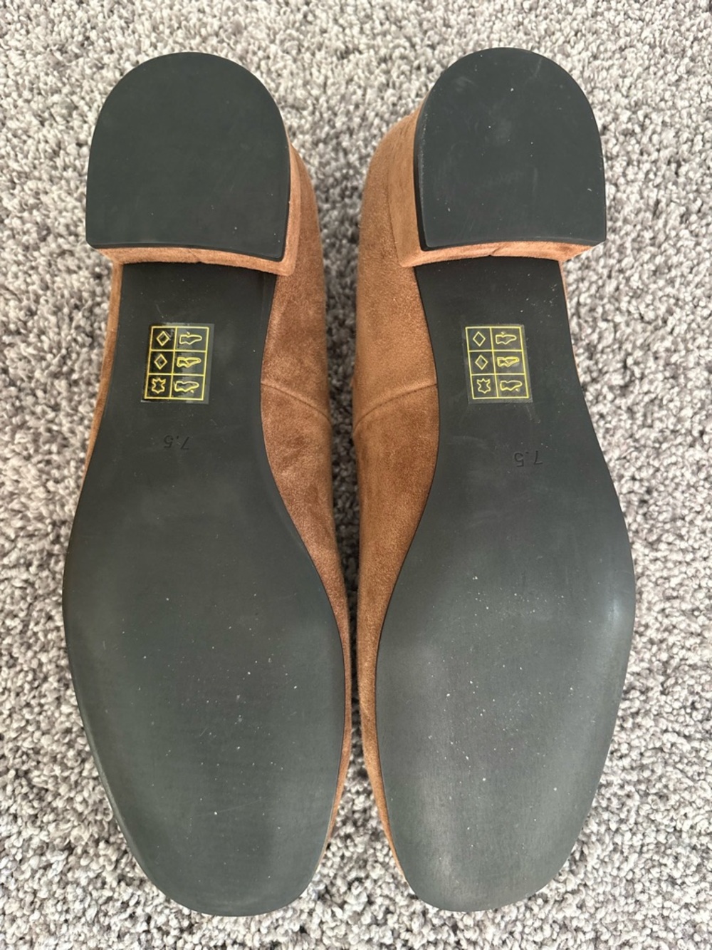 Jeffrey Campbell Suede Mary Jane Flats in Brown - Picture 3 of 4
